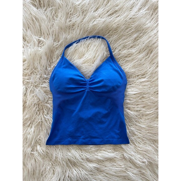 Dfyne Impact Longline Strappy Top Electric Blue Size Small - Picture 1 of 10